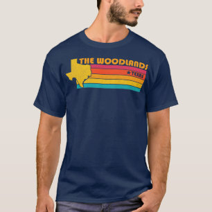Die Wälder Texas Vintag beunruhigte Souvenir T-Shirt
