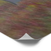 Die Waldlandschaft des Herbstes Poster (Ecke)