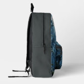 Die Waldnähe von Moonlit - Die historische Elega d Bedruckter Rucksack (Links)