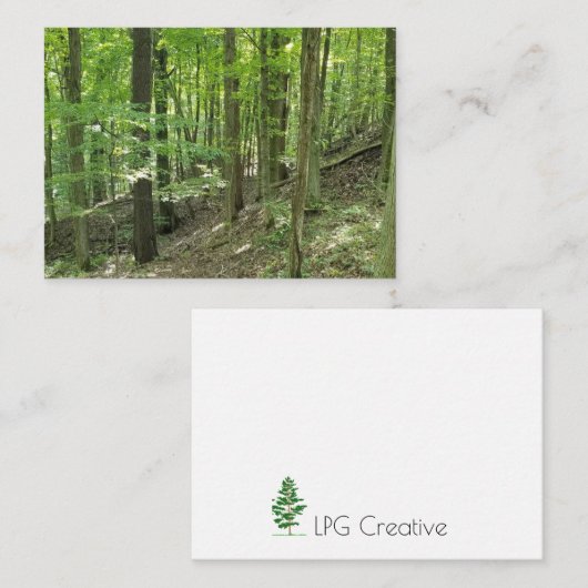 Die Waldnotizen Mitteilungskarte (Vorne/Hinten)