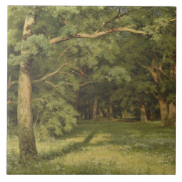 Die Waldreinigung (Waldlandschaft) Fliese