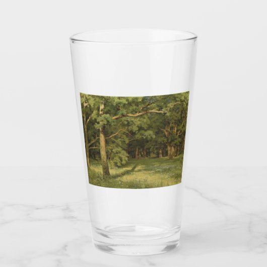 Die Waldreinigung (Waldlandschaft) Glas (Vorderseite)