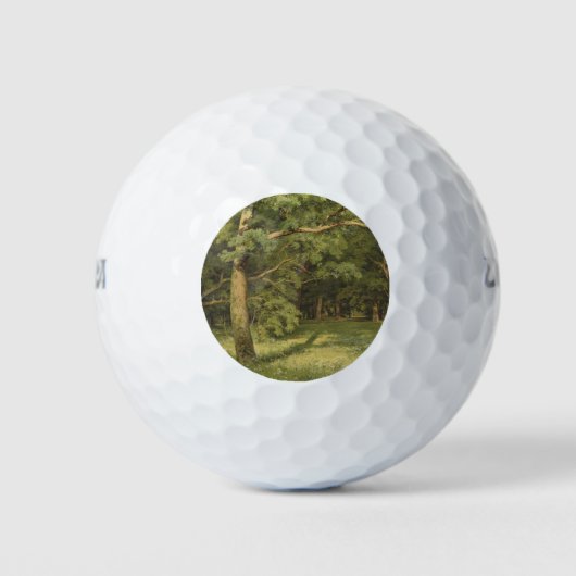 Die Waldreinigung (Waldlandschaft) Golfball (Vorderseite)