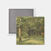 Die Waldreinigung (Waldlandschaft) Magnet (Vorderseite/Rückseite)