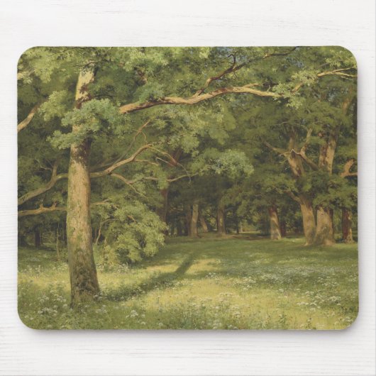 Die Waldreinigung (Waldlandschaft) Mousepad (Vorne)