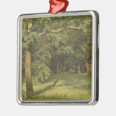 Die Waldreinigung (Waldlandschaft) Ornament Aus Metall (Links)