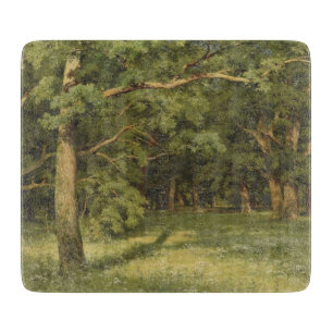 Die Waldreinigung (Waldlandschaft) Schneidebrett