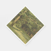 Die Waldreinigung (Waldlandschaft) Serviette (Ecke)