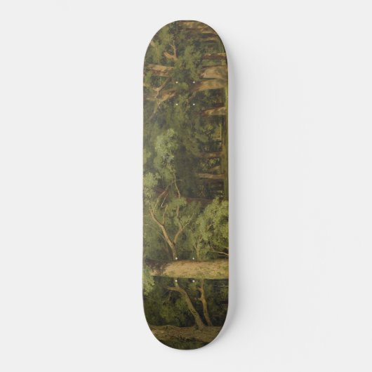 Die Waldreinigung (Waldlandschaft) Skateboard (Vorderseite)