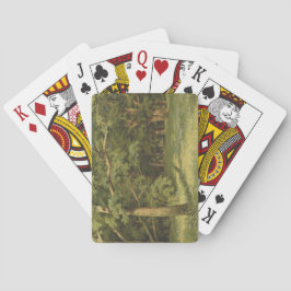 Die Waldreinigung (Waldlandschaft) Spielkarten