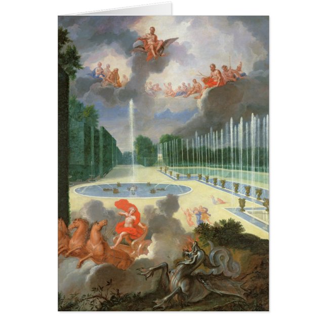 Die Waldungen von Versailles. Ansicht des (Vorne)