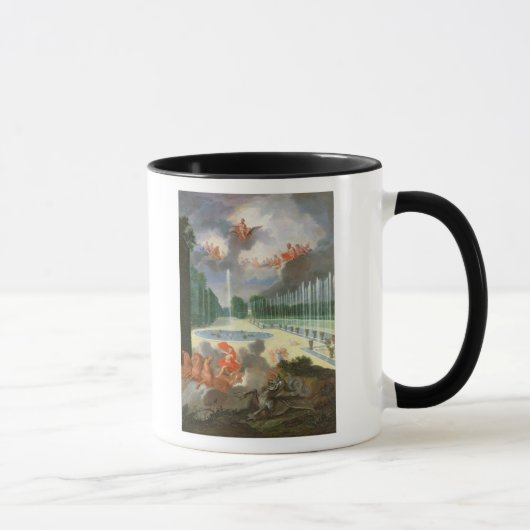 Die Waldungen von Versailles. Ansicht des Tasse (Rechts)