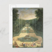 Die Waldungen von Versailles Postkarte (Vorne/Hinten)