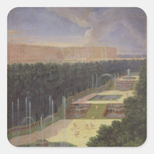 Die Waldungen von Versailles Quadratischer Aufkleber