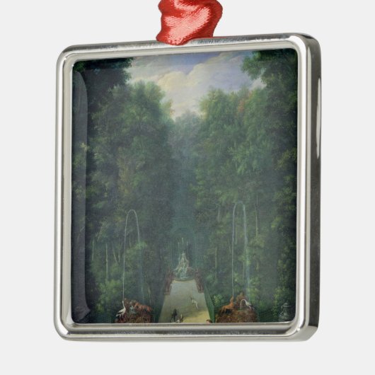 Die Waldungen von Versailles Silbernes Ornament (Links)