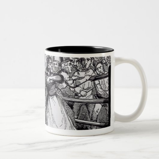 Die Waliser-Aufständischer Zweifarbige Tasse (Rechts)