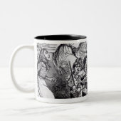 Die Waliser-Aufständischer Zweifarbige Tasse (Links)