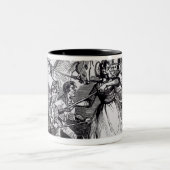 Die Waliser-Aufständischer Zweifarbige Tasse (Mittel)