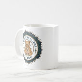 Die walisische Königin. Wales Kaffeetasse (Vorderseite Links)