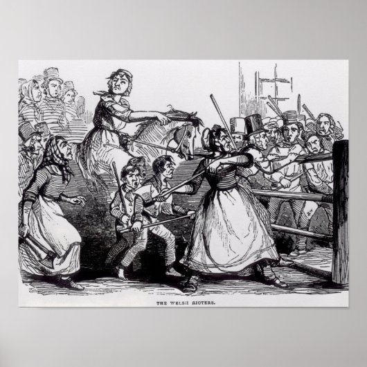 Die walisischen Rioter Poster (Vorne)