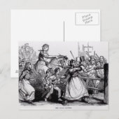 Die walisischen Rioter Postkarte (Vorne/Hinten)