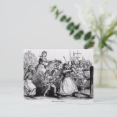 Die walisischen Rioter Postkarte (Stehend Vorderseite)