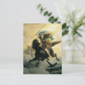 Die Walküre, 1869 Postkarte (Stehend Vorderseite)