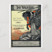 Die Walküre (Titelseite der Stimmzettel, 1899) Postkarte (Vorderseite)