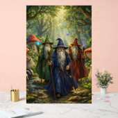 Die Wallfahrt der Zauberer epischer verzauberter W Acrylschild (Hochzeit)