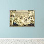 Die Waltz (farbige Gravur) Leinwanddruck (Insitu (Holzboden))