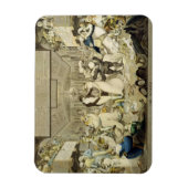 Die Waltz (farbige Gravur) Magnet (Vertikal)