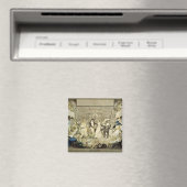 Die Waltz (farbige Gravur) Magnet (In Situ (Geschirrspüler))