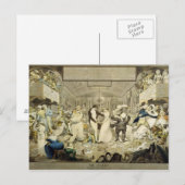 Die Waltz (farbige Gravur) Postkarte (Vorne/Hinten)