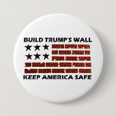 Die Wand des Gestalt-Trumpfs Button (Vorderseite)