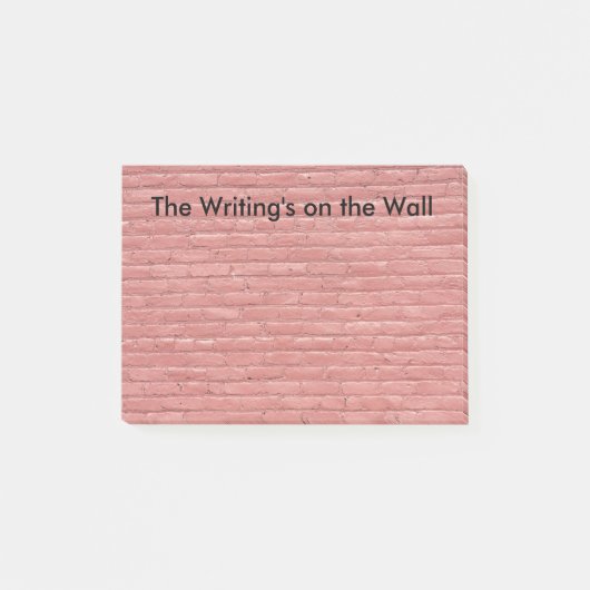 Die Wand-Post-Itanmerkungen Post-it Klebezettel (Vorderseite)