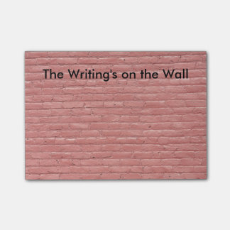 Die Wand-Post-Itanmerkungen Post-it Klebezettel