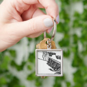 Die Wand Schlüsselanhänger (Hand)