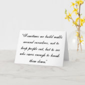 Die Wände der Freundschaft Karte (Gelbe Blume)