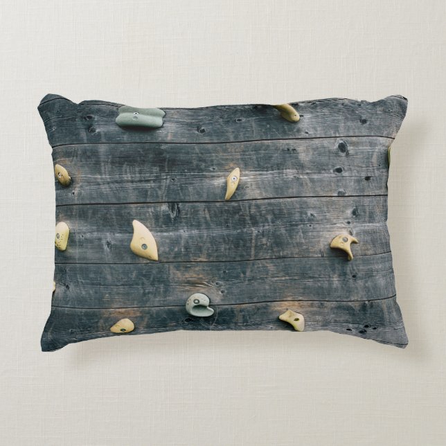 Die Wände sind aus vierbraunem Holz Dekokissen (Vorderseite)