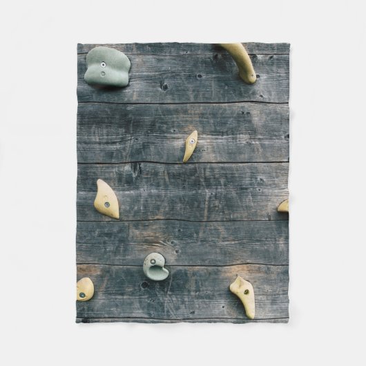 Die Wände sind aus vierbraunem Holz Fleecedecke (Vorderseite)