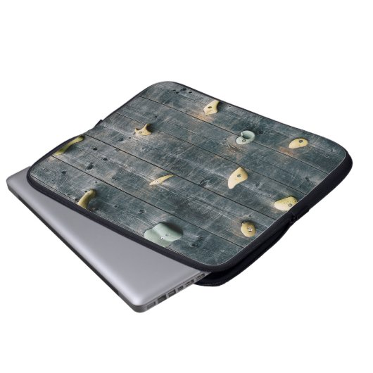 Die Wände sind aus vierbraunem Holz Laptopschutzhülle (Vorne Knopf)