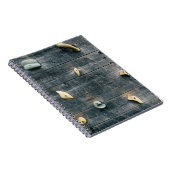 Die Wände sind aus vierbraunem Holz Notizblock (Rechte Seite)