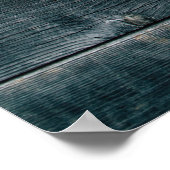 Die Wände sind aus vierbraunem Holz Poster (Ecke)