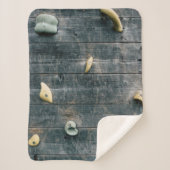 Die Wände sind aus vierbraunem Holz Sherpadecke (Vorderseite)