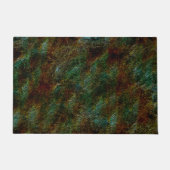 Die Wände sind grün und mit Korallen gesprenkelt Fußmatte (Vorderseite)