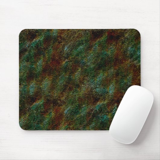 Die Wände sind grün und mit Korallen gesprenkelt Mousepad (Mit Mouse)