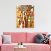Die Wanderung durch sinkende Blätter von Vincent v Leinwanddruck (Insitu (Wohnzimmer))