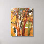 Die Wanderung durch sinkende Blätter von Vincent v Leinwanddruck (Vorderseite)