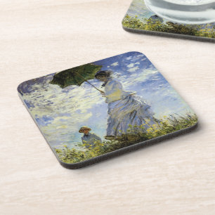 Die Wanderung, Lady mit Sonnenschirm Getränkeuntersetzer