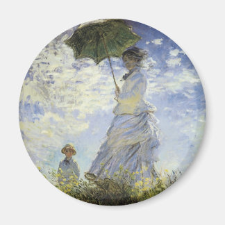 Die Wanderung, Lady mit Sonnenschirm Magnet